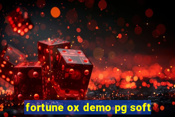 fortune ox demo pg soft